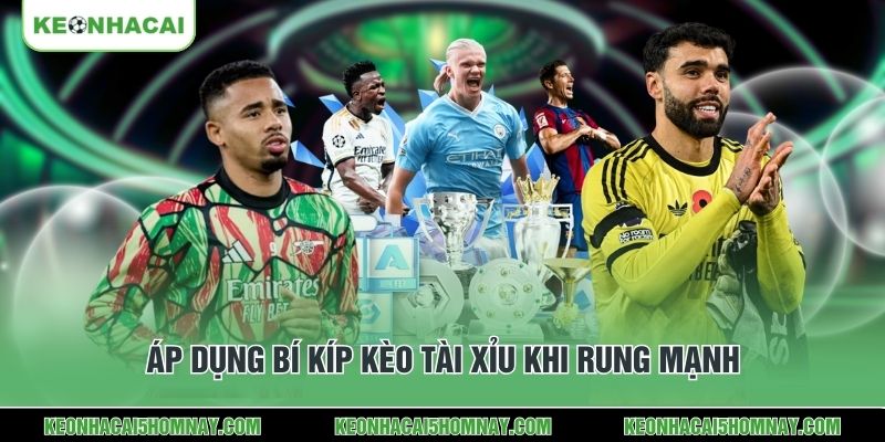 Áp dụng bí kíp kèo Tài Xỉu khi rung mạnh